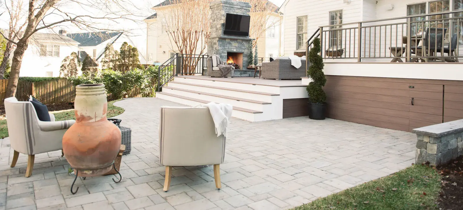 Tuckahoe Tiered Deck and Patio