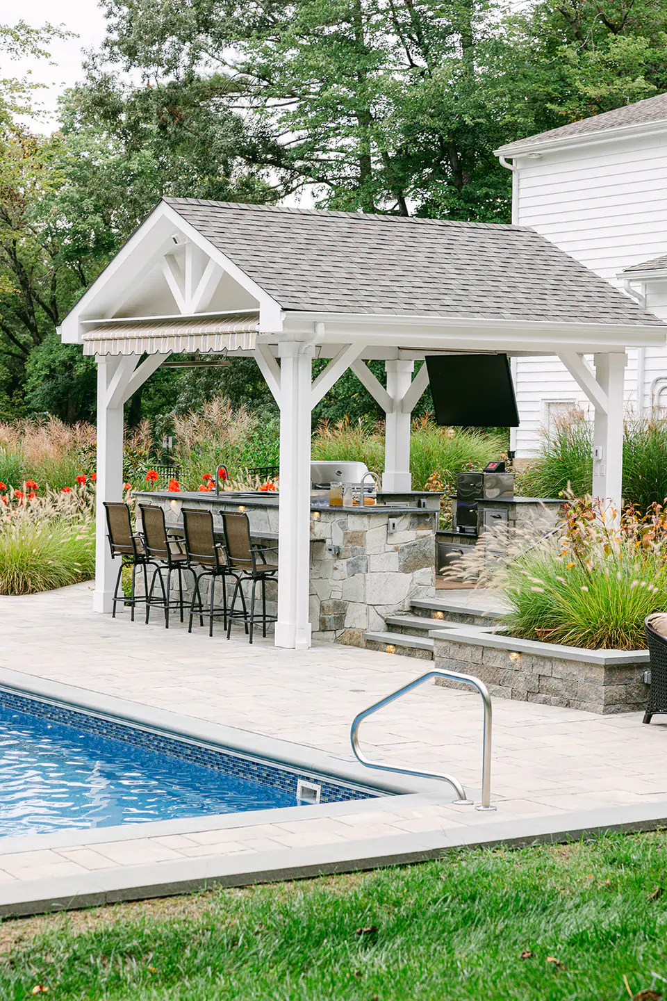 pavilion by outdoor pool