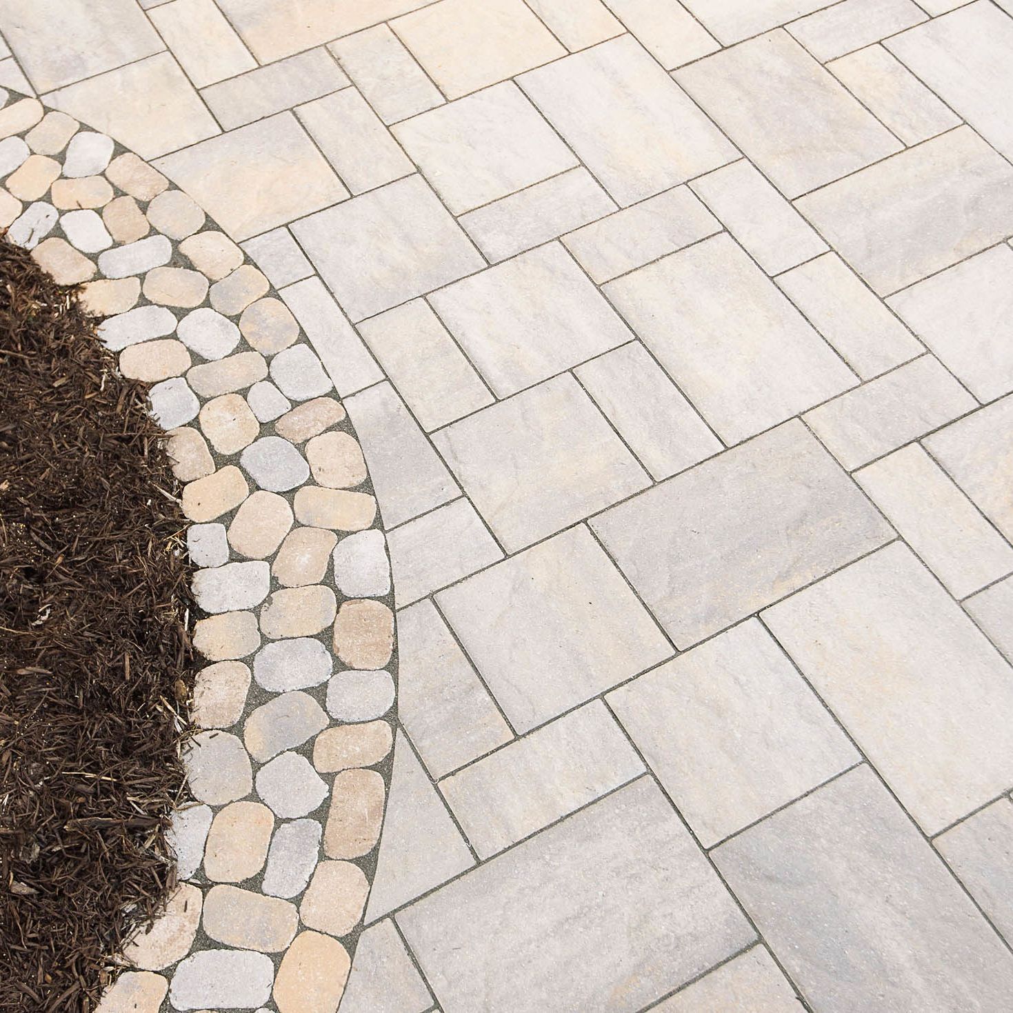 Mixed-Material Patio